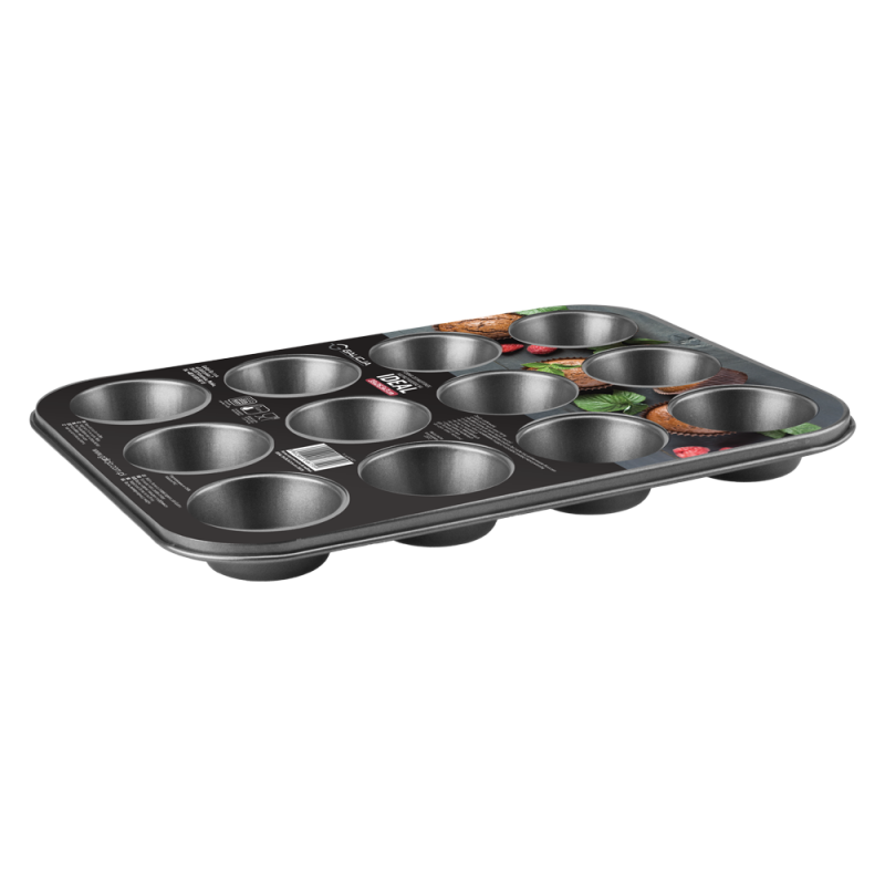 Forma nieprzywieralna do muffinek IDEAL 35x26,5x3cm 26619 