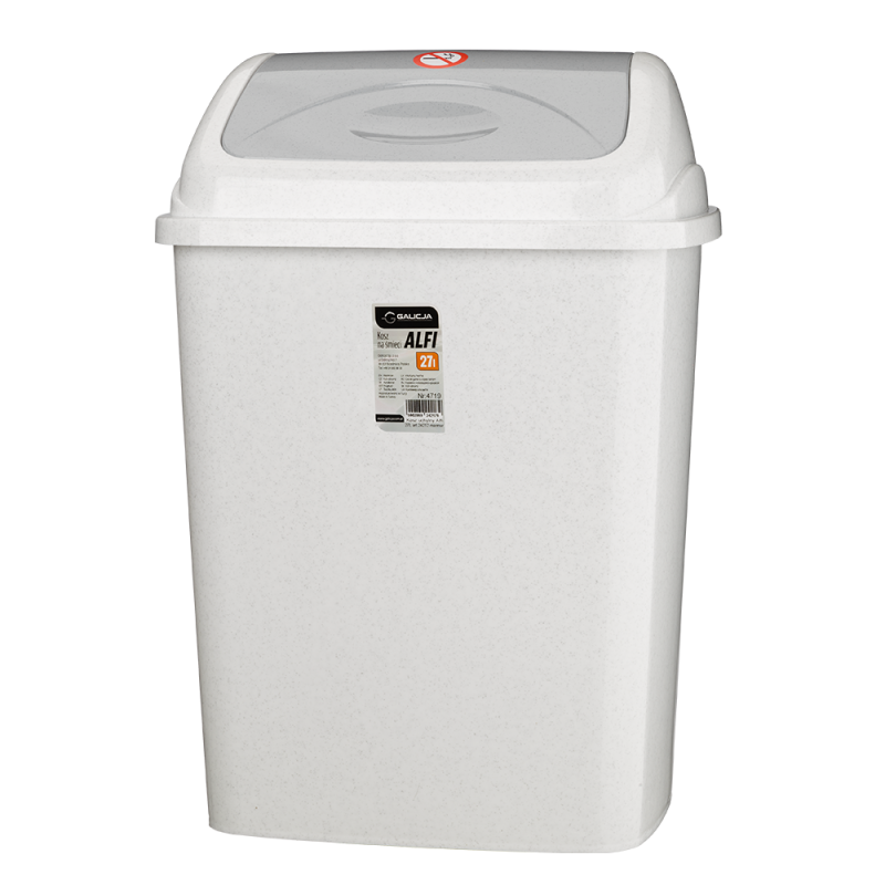 Kosz uchylny ALFI 27l 24212 marmur 