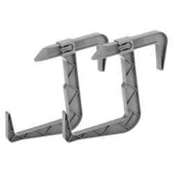 Komplet uchwytów do doniczki balkonowej RATTAN 2 sztuki 23837 szary