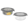 KEEP IT FRESH Pojemnik ze szkła żaroodpornego 650ml (okrągły) 51481 wz. GREY
