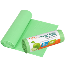 Aroma Bags Worki na śmieci Zielone jabłuszko, 20 L 20szt. 10702