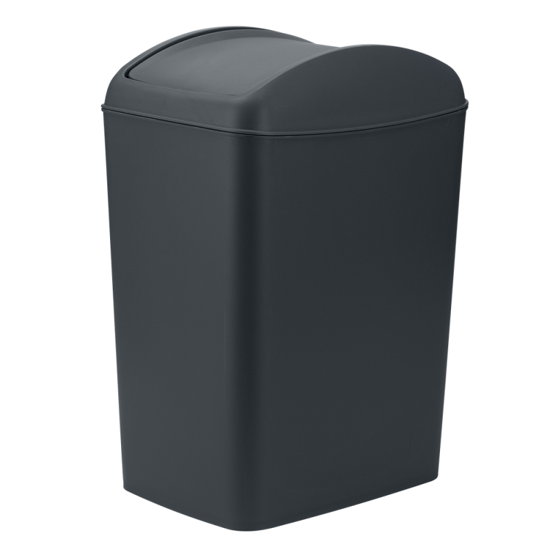 Kosz uchylny SLIM 10l 28318 antracyt