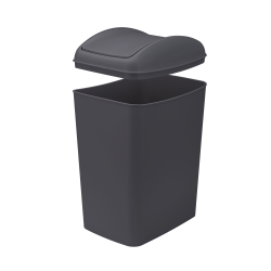 Kosz uchylny SLIM 10l 28318 antracyt