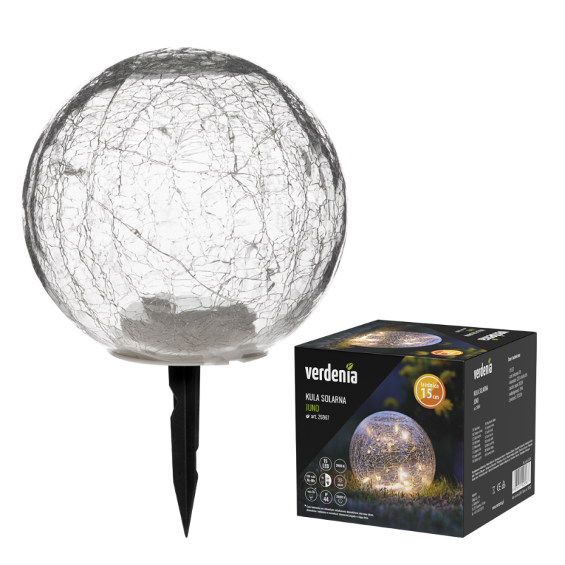 Kula solarna JUNO 15cm 26967 