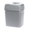Kosz uchylny WILLOW 5l 22774 szary jasny