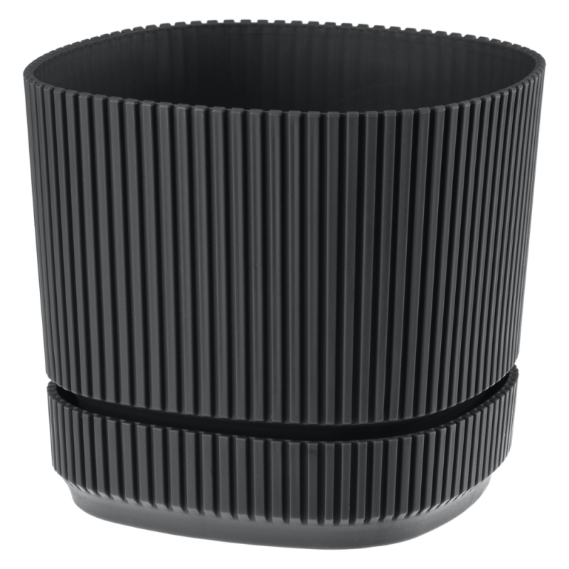 Doniczka PERA 2 13cm 09311 antracyt