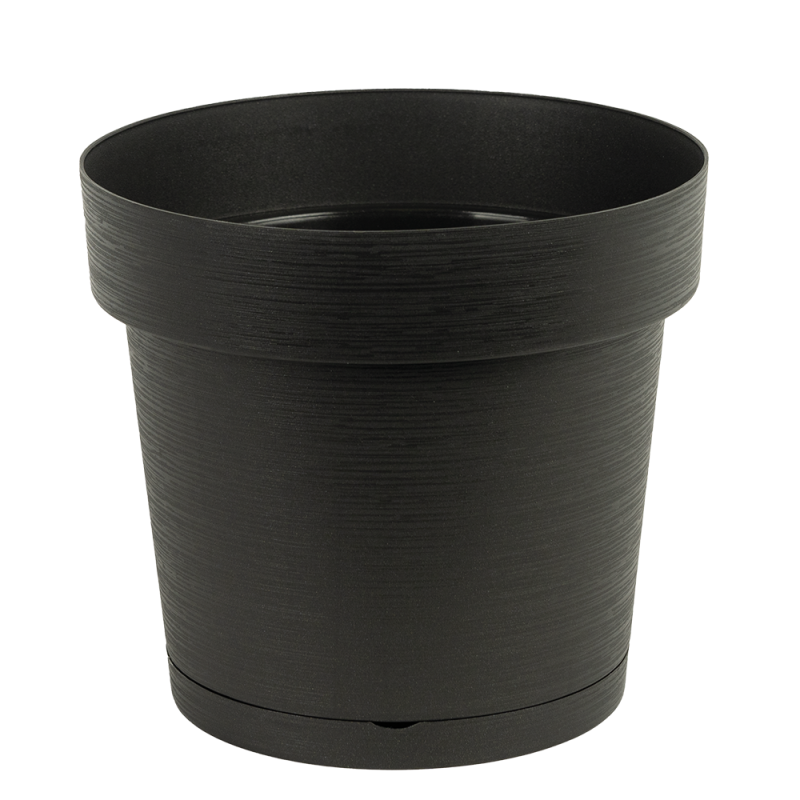 Doniczka z podstawką MELROSE GLAMOUR 40cm 25427 antracyt !