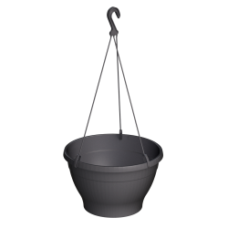Doniczka wisząca MELROSE 26cm 07904 antracyt