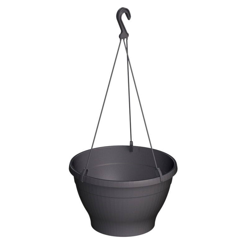 Doniczka wisząca MELROSE 26cm 07904 antracyt