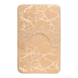 Komplet dywaników łazienkowych MARLENE 50x80/50x40cm 2 elementy 29046 beżowy