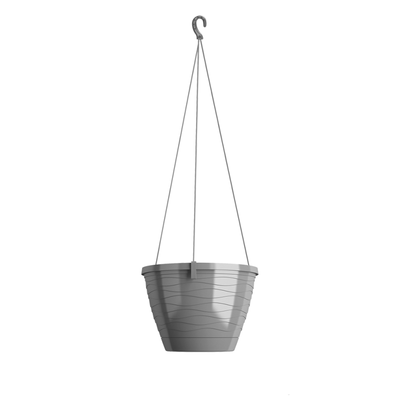 Doniczka wisząca AURORA 23cm 30070 szary