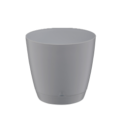 Doniczka z podstawką BEGONIA 4 22cm 26257 szary