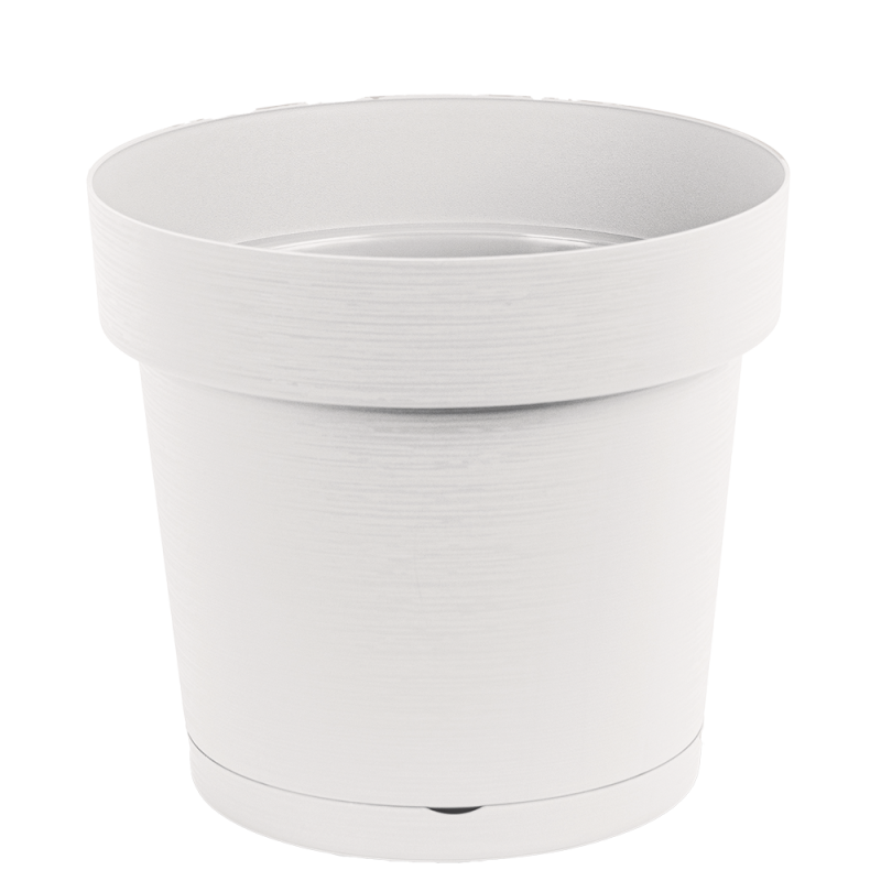 Doniczka z podstawką MELROSE GLAMOUR 25cm 25335 biały !