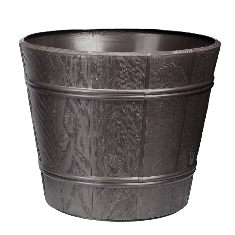 Doniczka DREWNOPODOBNA 4 30cm 7210 grafit