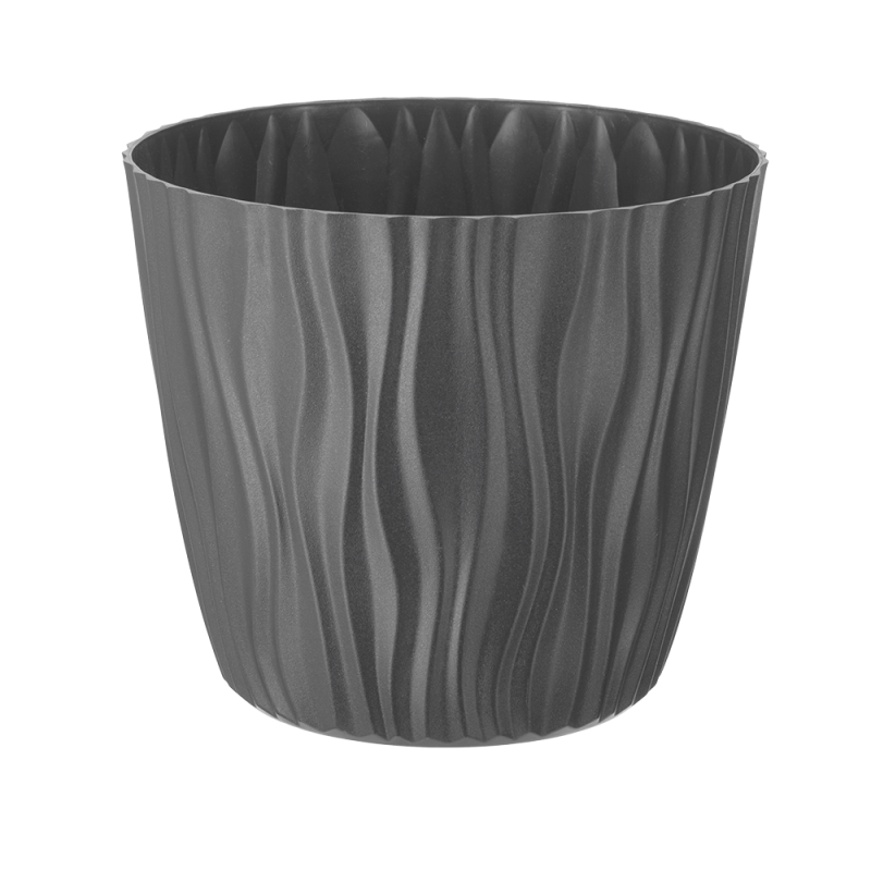 Doniczka SAHARA 22cm 07621 szary