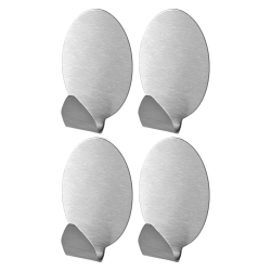 Komplet wieszaków samoprzylepnych owalnych NIKO 4 sztuki 6468