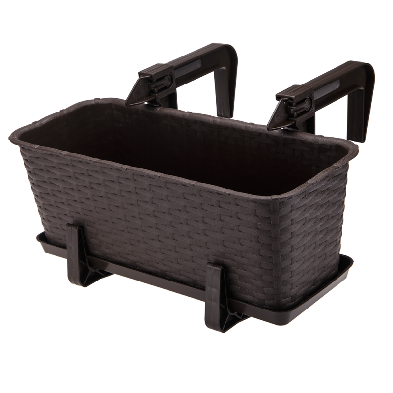 Podstawka prostokątna RATTAN 40cm 21910 brąz