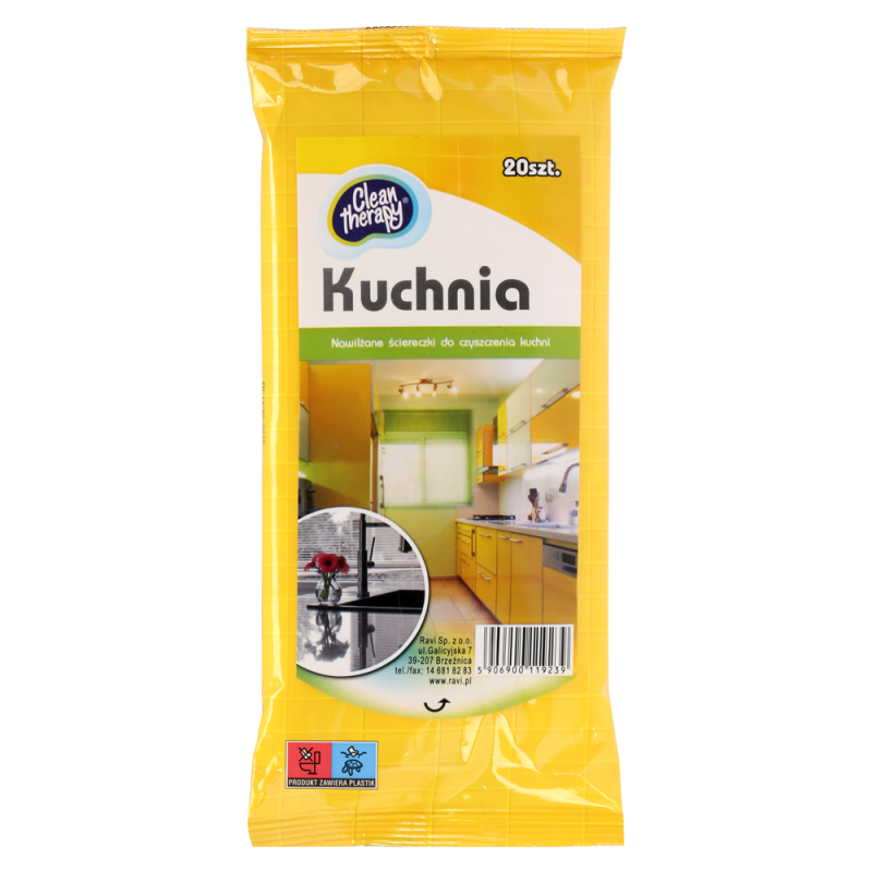 CT Nawilżane ściereczki 20 szt. do czyszczenia kuchni