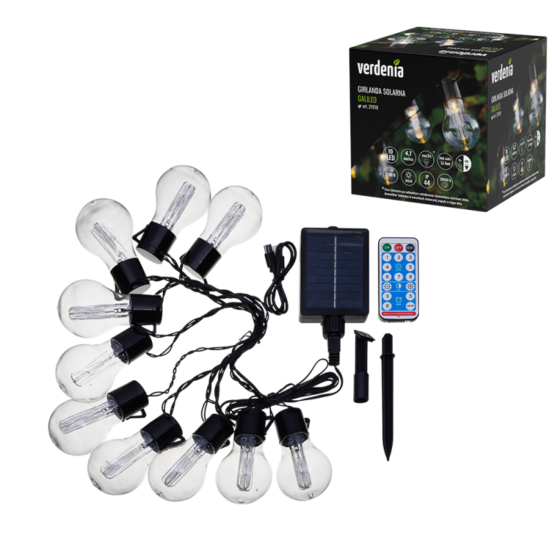 Girlanda solarna GALILEO 10 LED 4,7m 27018