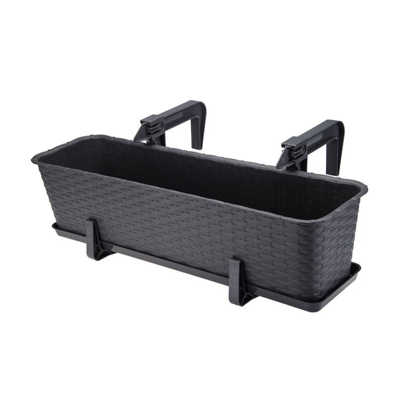 Podstawka prostokątna RATTAN 60cm 21911 grafit