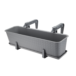 Podstawka prostokątna RATTAN 60cm 21911 szary