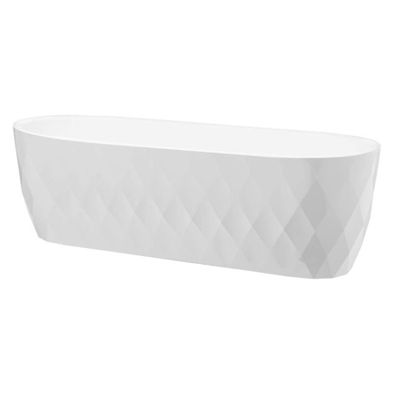 Osłonka owalna KARO 47cm 29382 biały !