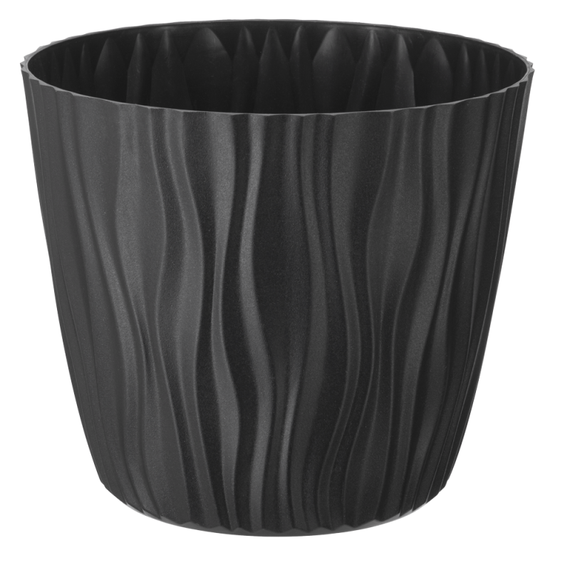 Doniczka SAHARA 22cm 07621 antracyt