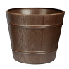 Doniczka DREWNOPODOBNA 1 19cm 7207 brąz