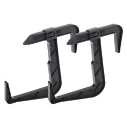 Komplet uchwytów do doniczki balkonowej RATTAN 2 sztuki 23837 grafit