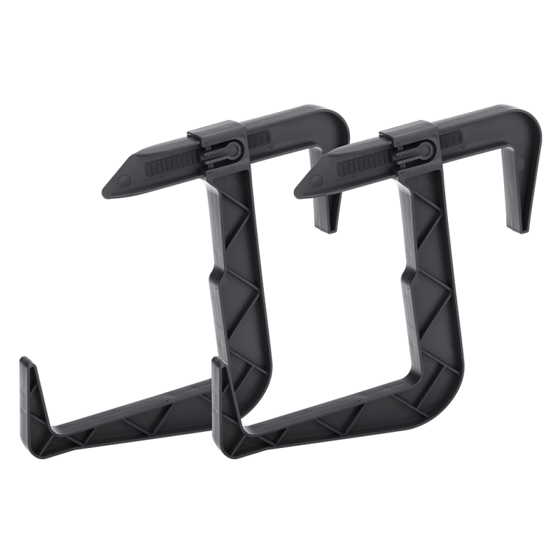 Komplet uchwytów do doniczki balkonowej RATTAN 2 sztuki 23837 grafit