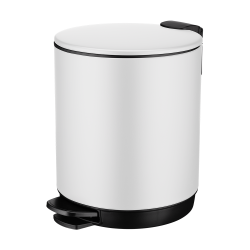 Kosz łazienkowy na śmieci okrągły OREL 5l 16944  biały