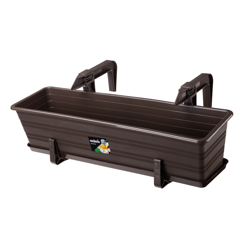 Doniczka balkonowa DRACO 60cm 29278 brąz