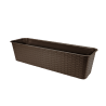 Doniczka balkonowa RATTAN 60cm 7003 brąz 