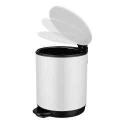 Kosz łazienkowy na śmieci okrągły OREL 5l 16944  biały
