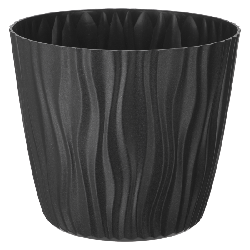 Doniczka SAHARA 18cm 07614 antracyt