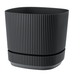 Doniczka PERA 4 21cm 09335 antracyt