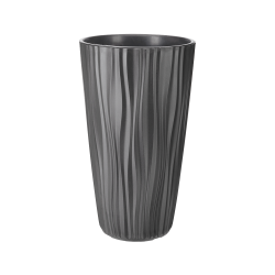 Doniczka wysoka SAHARA 28x50cm 07720 szary