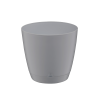 Doniczka z podstawką BEGONIA 1 12cm 26141 szary