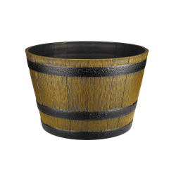 Donica BARRELBLOOM 40cm 24024 brąz jasny