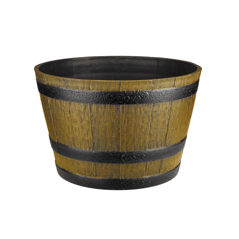 Donica BARRELBLOOM 53cm 24031 brąz jasny