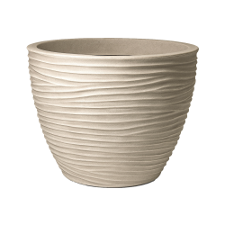 Doniczka okrągła SAND 50x38cm/48l 07218 beżowy