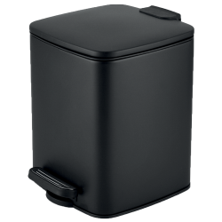 Kosz łazienkowy na śmieci kwadratowy OREL 5l 0325  czarny