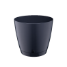 Doniczka z podstawką BEGONIA 4 22cm 26257 antracyt