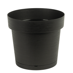 Doniczka z podstawką MELROSE GLAMOUR 25cm 25335 antracyt !