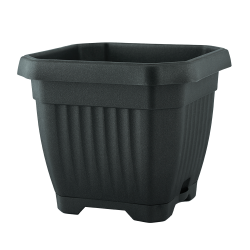 Doniczka z podstawką OCTAGON 35x35cm 25243 antracyt