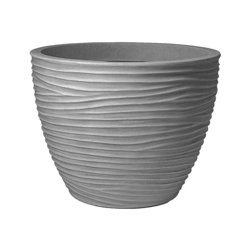 Doniczka okrągła SAND 50x38cm/48l 07218 szary