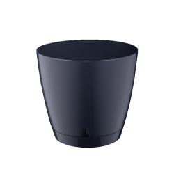 Doniczka z podstawką BEGONIA 1 12cm 26141 antracyt