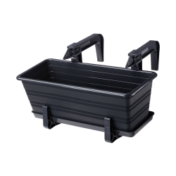 Komplet uchwytów do doniczki balkonowej 2 sztuki 23834 grafit/antracyt