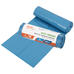 Worki Eco Trend 120L, 5 szt. papier (niebieskie) 00766