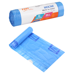 Worki na śmieci z taśmą 35l, 15szt. 00713 !